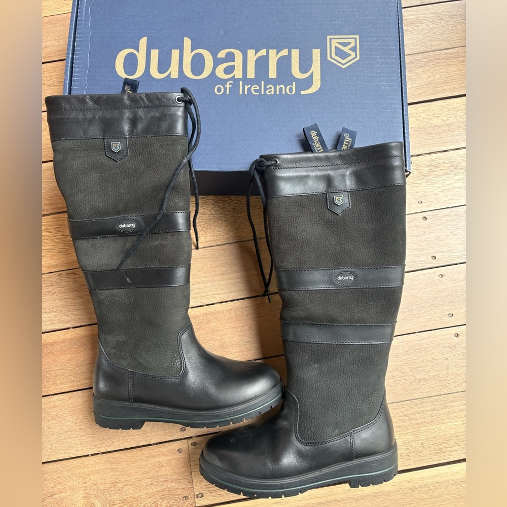 Dubarry of Ireland Black Leather Boots